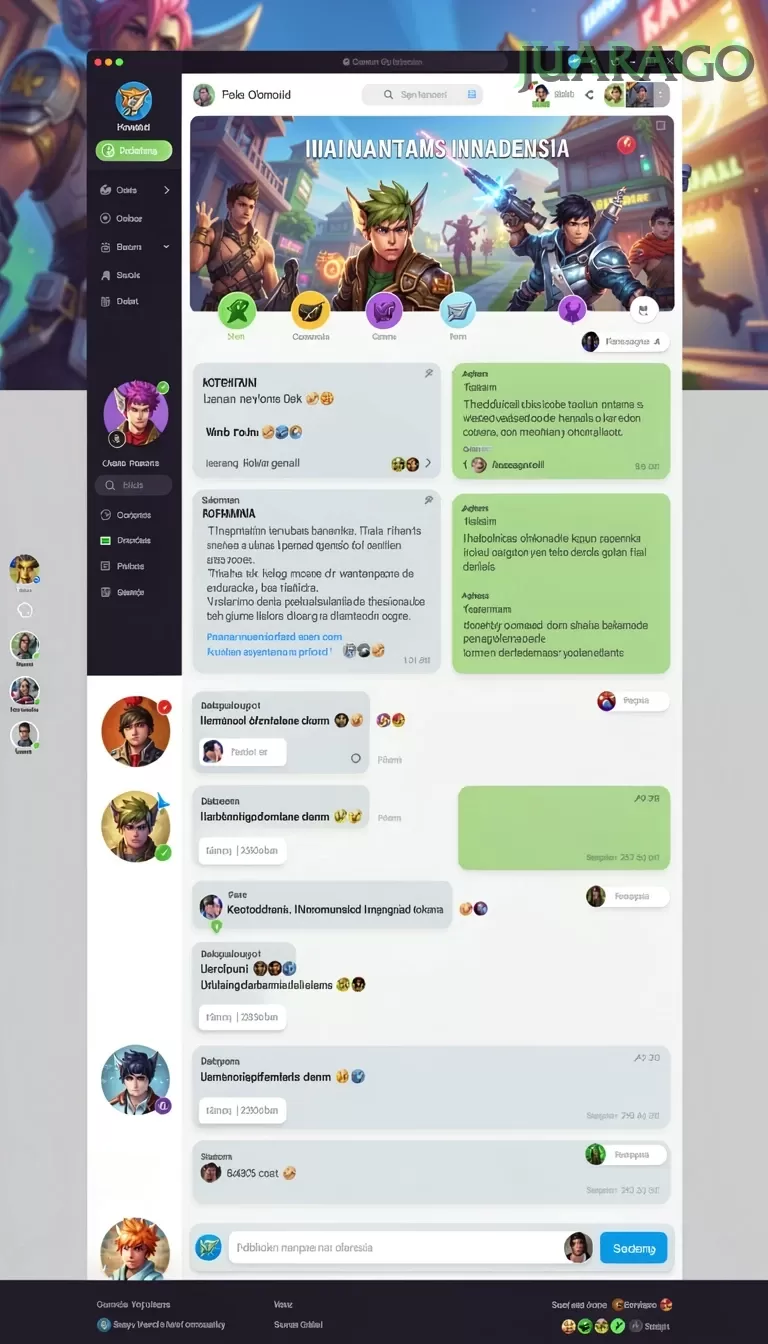 Cuplikan layar 171SLOT — menu navigasi