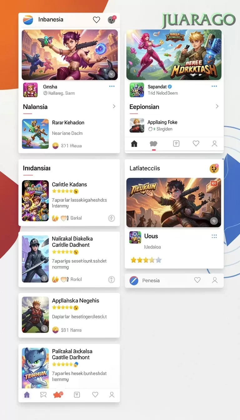 Cuplikan layar AMS789 — menu navigasi
